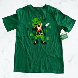 NWT Boy St. Patrick's Day Short Sleeve Shirt Size Small 6/7